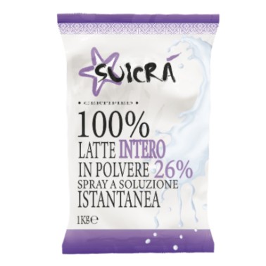 Latte intero in polvere 26% spray 1 kg Suicrà