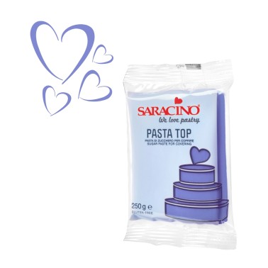 Pasta di zucchero Top Saracino Viola 250g