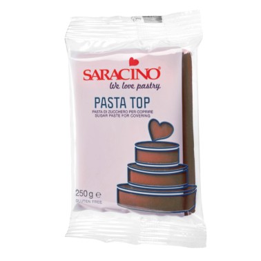 Top sugar paste Saracino Brown 250g