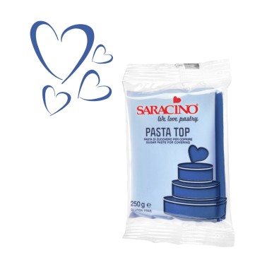 Pasta di zucchero Top Saracino Blu Navy 250g