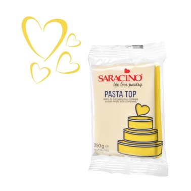 Pasta di zucchero Top Saracino Gialla 250g