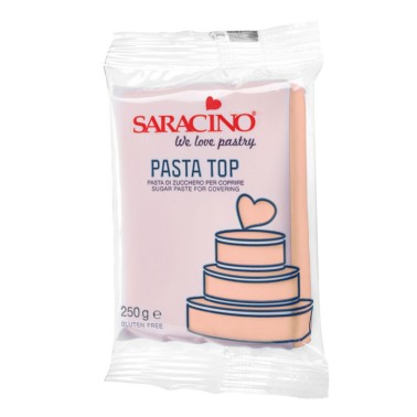 Pasta di zucchero Top Saracino Rosa Beige 250g