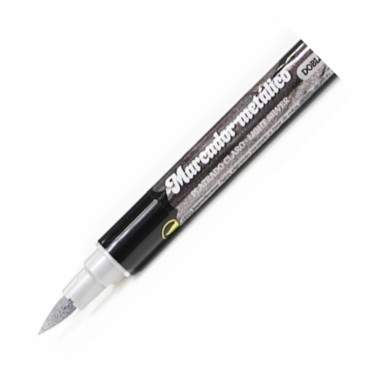 Metallic dual silver fuel felt pen