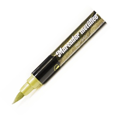Metallic dual focused food marker