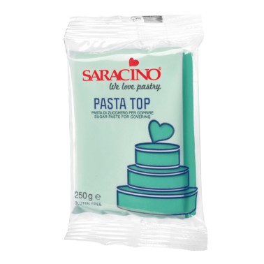Pasta di zucchero Top Saracino Turchese 250g