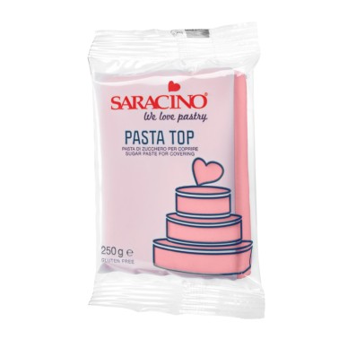 Pasta di zucchero Top Saracino Rosa 250g