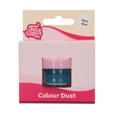Poudre marine bleue à colorier Funcakes