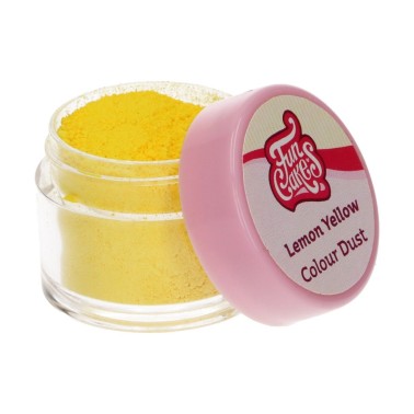 Dye de la poussière jaune citron Funcakes