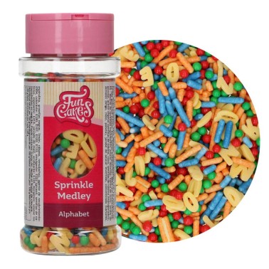 Sprinkles medley Alfabetto 65g FunCakes