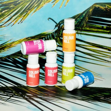 Set 6 coloranti alimentari liposolubili Colour Mill Tropical 20 ml 