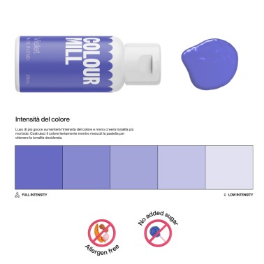 Colour Mill Violet 20 ml oil-based food coloring 