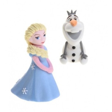 Decorazione Elsa Frozen piccola con Olaf Modecor - Modecor in vendita su Sugarmania.it