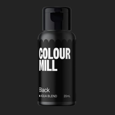 Colorante alimentare idrosolubile Colour Mill Black 20 ml 