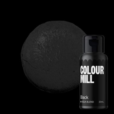 Colorante alimentare idrosolubile Colour Mill Black 20 ml 
