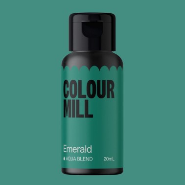 Colorante alimentare idrosolubile Colour Mill Emerald 20 ml