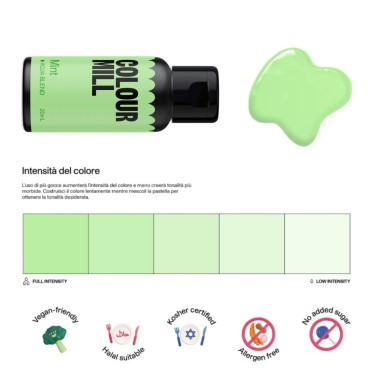 Colorante alimentare idrosolubile Colour Mill Mint 20 ml 