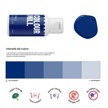 Colour Mill Navy 20 ml colorante alimentare a base olio 