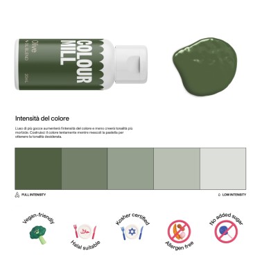 Colour Mill Olive 20 ml colorante alimentare a base olio 