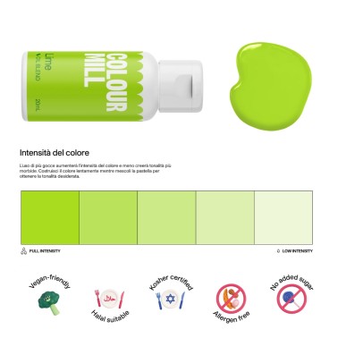 Colour Mill Lime 20 ml colorante alimentare a base olio 