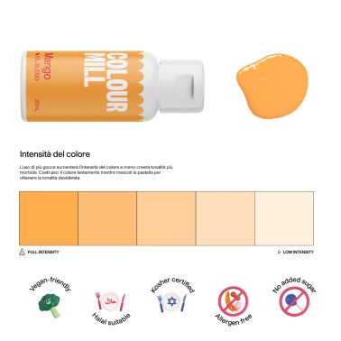 Colour Mill Mango 20 ml oil-based food coloring 