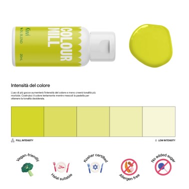 Colour Mill Kiwi 20 ml colorante alimentare a base olio 