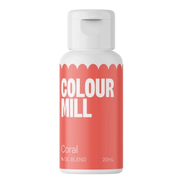 Colour Mill Coral 20 ml colorante alimentare a base olio 