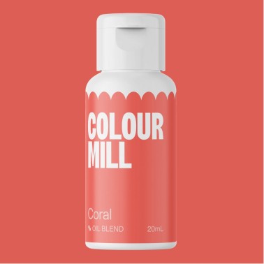 Colour Mill Coral 20 ml colorante alimentare a base olio 