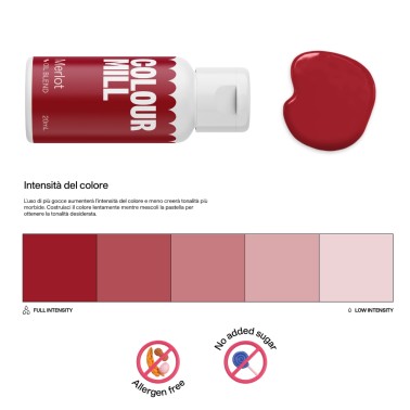 Colour Mill Merlot 20 ml Olejová potravina zbarvení 