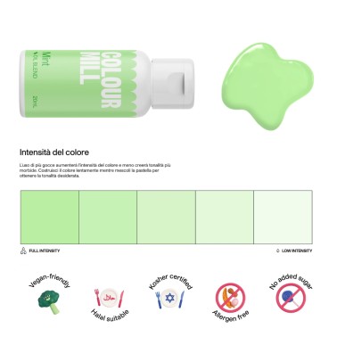 Colour Mill Mint 20 ml colorante alimentare a base olio 