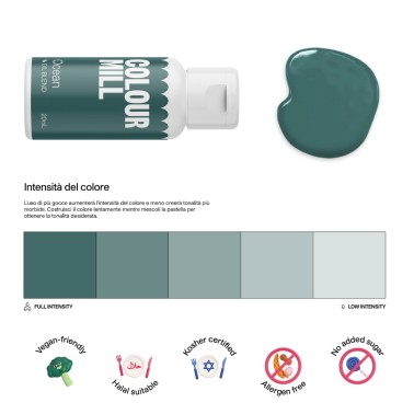 Colour Mill Ocean 20 ml colorante alimentare a base olio 