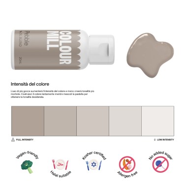 Colour Mill Pebble 20 ml colorante alimentare a base olio 