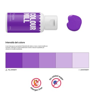 Colour Mill Purple 20 ml colorante alimentare a base olio 