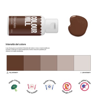 Colour Mill Chocolate 20 ml oil-based food coloring 