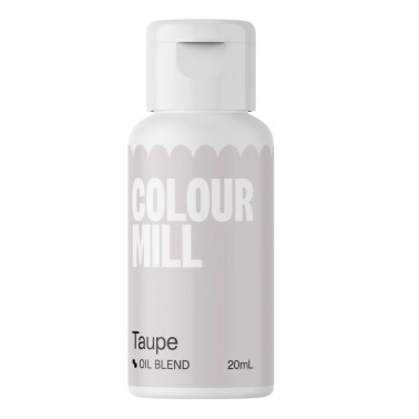 Colour Mill Taupe 20 ml Olejová potravinářská zbarvení 