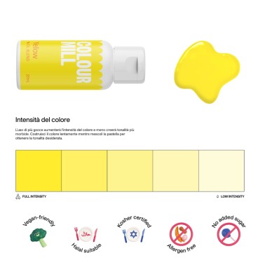Colour Mill YELLOW 20 ml oil-based food coloring 