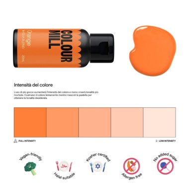 Wasserlösliches Lebensmittelfarbstoff Colour Mill Orange 20 ml 