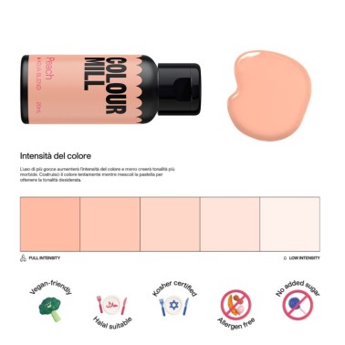 Colorante alimentare idrosolubile Colour Mill Peach 20 ml 