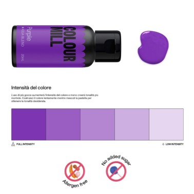Colorante alimentare idrosolubile Colour Mill Purple 20 ml 