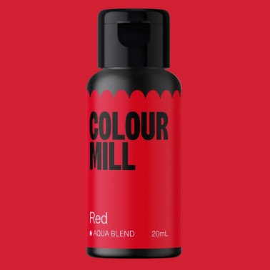 Colorante alimentare idrosolubile Colour Mill Red 20 ml 
