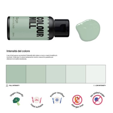 Colorante alimentare idrosolubile Colour Mill Sage 20 ml 