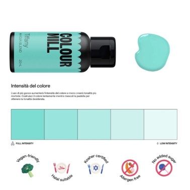 Wasserlösliches Lebensmittelfarbstoff Colour Mill Tiffany 20 ml 