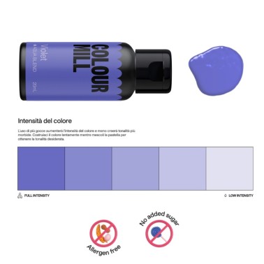 Wasserlösliches Lebensmittelfarbstoff Colour Mill Violett 20 ml
