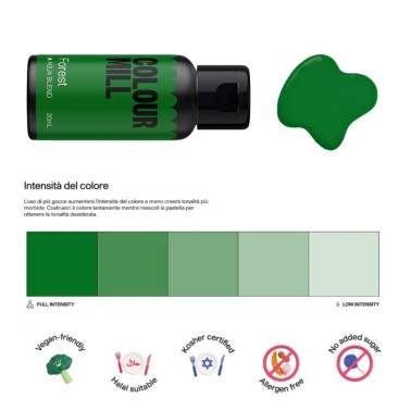 Colorante alimentare idrosolubile Colour Mill Forest 20 ml
