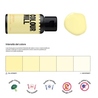 Colorante alimentare idrosolubile Colour Mill Lemon 20 ml 