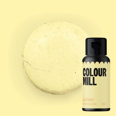 Wasserlösliches Lebensmittelfarbstoff Colour Mill Zitrone 20 ml 