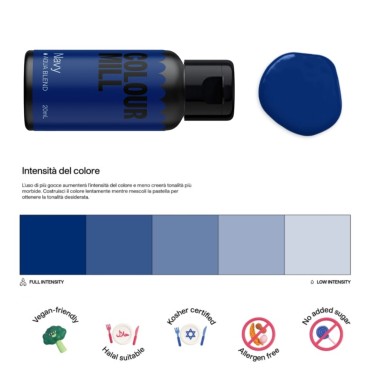 Colorante alimentare idrosolubile Colour Mill Navy 20 ml 