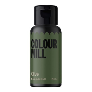 Wasserlösliches Lebensmittelfarbstoff Colour Mill Oliv 20 ml 