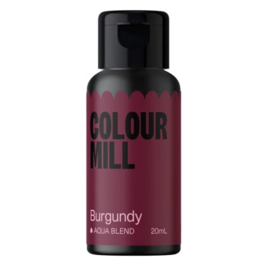 Colorante alimentare idrosolubile Colour Mill Burgundy 20 ml 