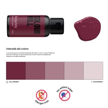 Wasserlösliches Lebensmittelfarbstoff Colour Mill Burgund 20 ml 