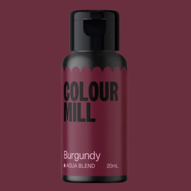 Colorante alimentare idrosolubile Colour Mill Burgundy 20 ml 
